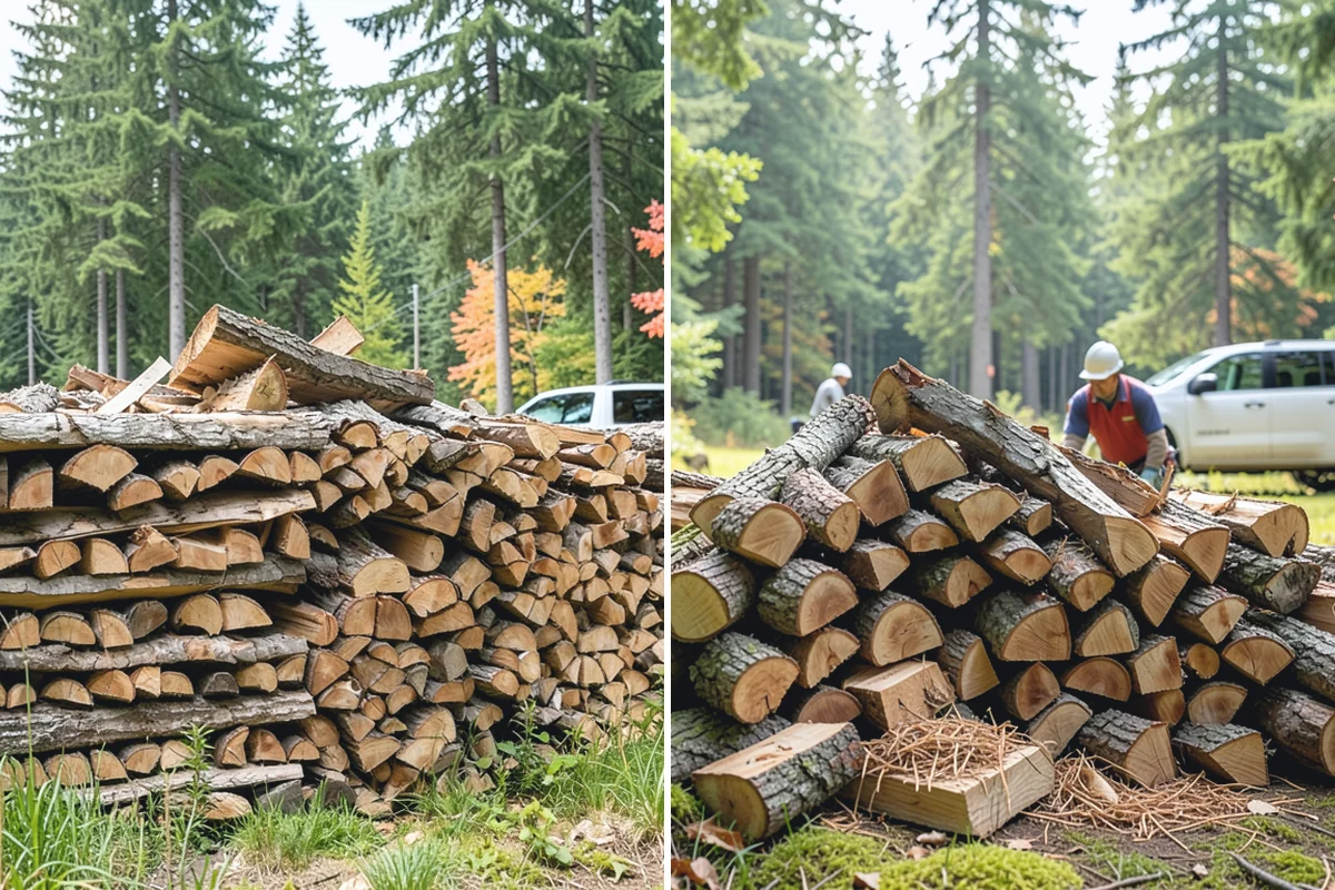 Power Outage Firewood in Hamilton, Skagit County, WA - Confirm your location and how much wood you need