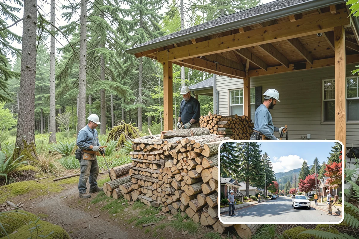 Power Outage Firewood in Hunts Point, King County, WA - Keeps your home heated when the grid is down