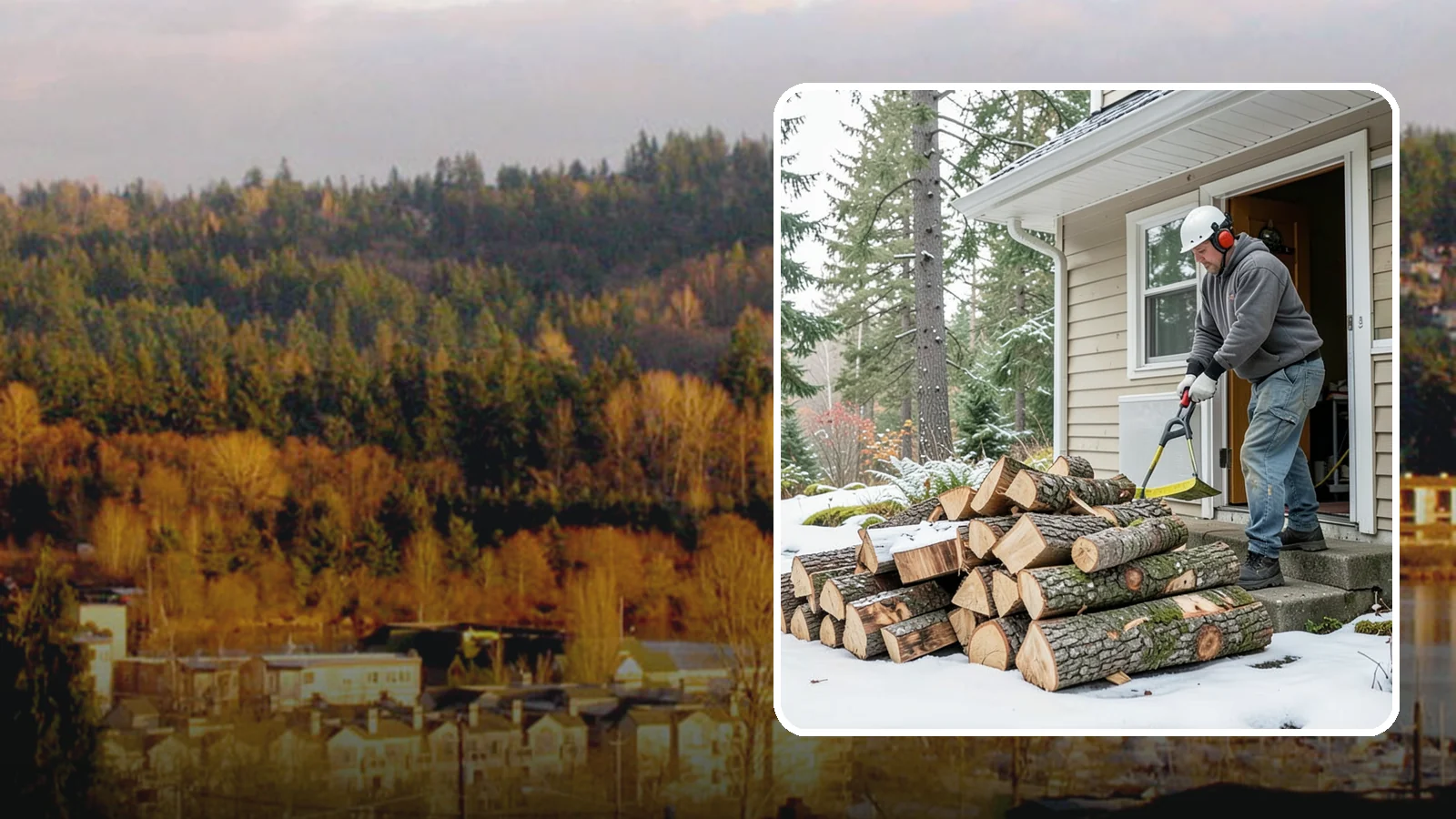 Power Outage Firewood in Kenmore, King County, WA - When the power goes out, we deliver dry, ready-to-burn wood so you can heat your home without the grid.