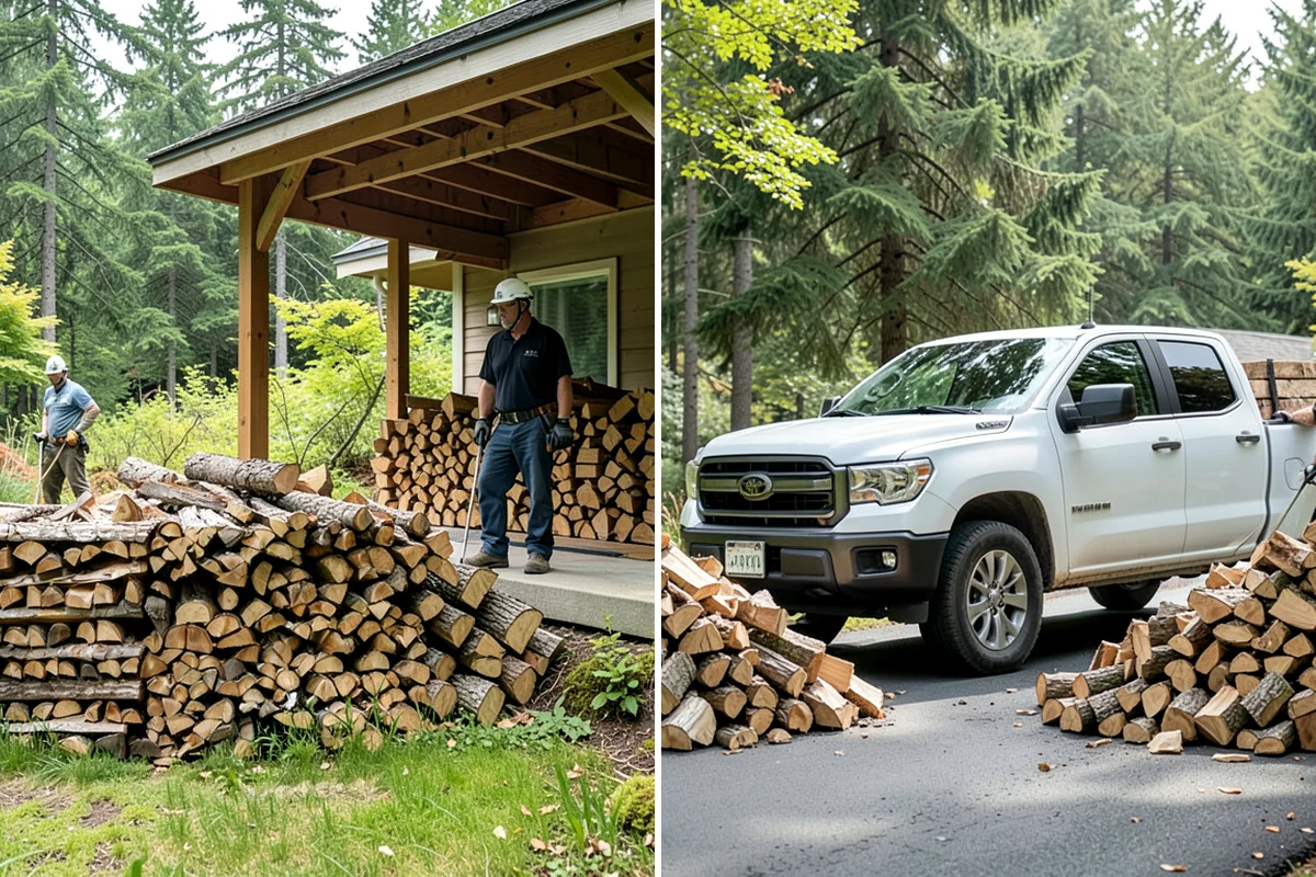 Power Outage Firewood in Kenmore, King County, WA - Confirm your location and how much wood you need
