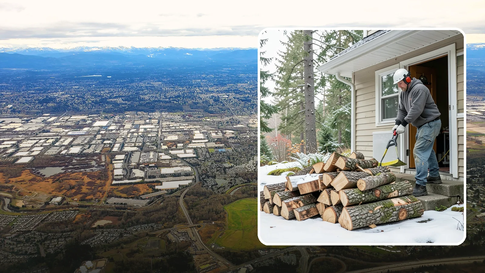 Power Outage Firewood in Kent, King County, WA - When the power goes out, we deliver dry, ready-to-burn wood so you can heat your home without the grid.
