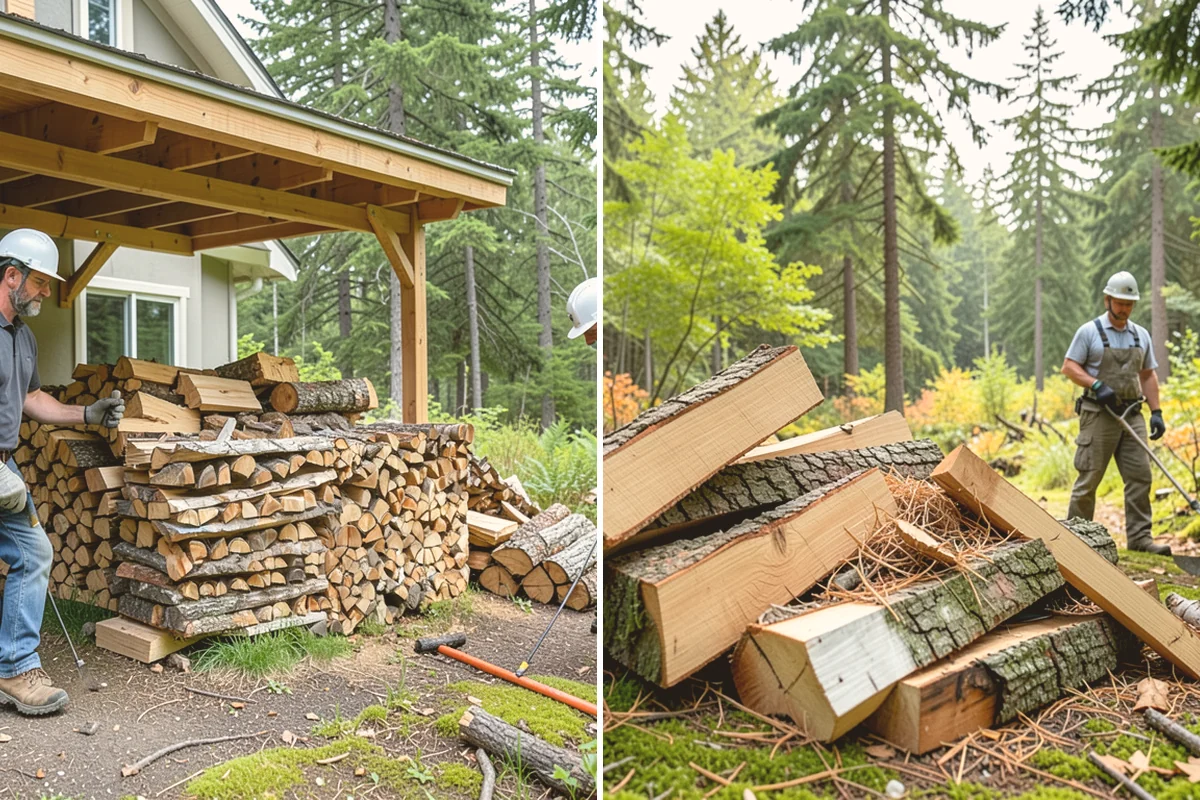 Power Outage Firewood in Kent, King County, WA - Confirm your location and how much wood you need