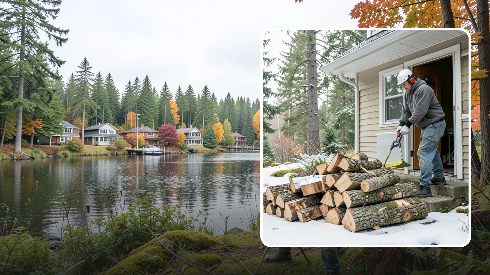 Power Outage Firewood in La Conner, Skagit County, WA - When the power goes out, we deliver dry, ready-to-burn wood so you can heat your home without the grid.