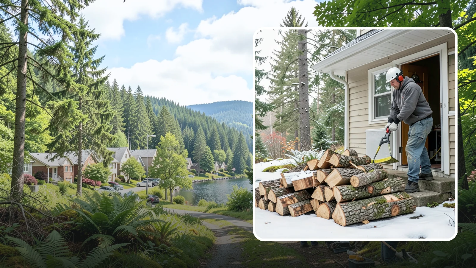 Power Outage Firewood in Lake Forest Park, King County, WA - When the power goes out, we deliver dry, ready-to-burn wood so you can heat your home without the grid.