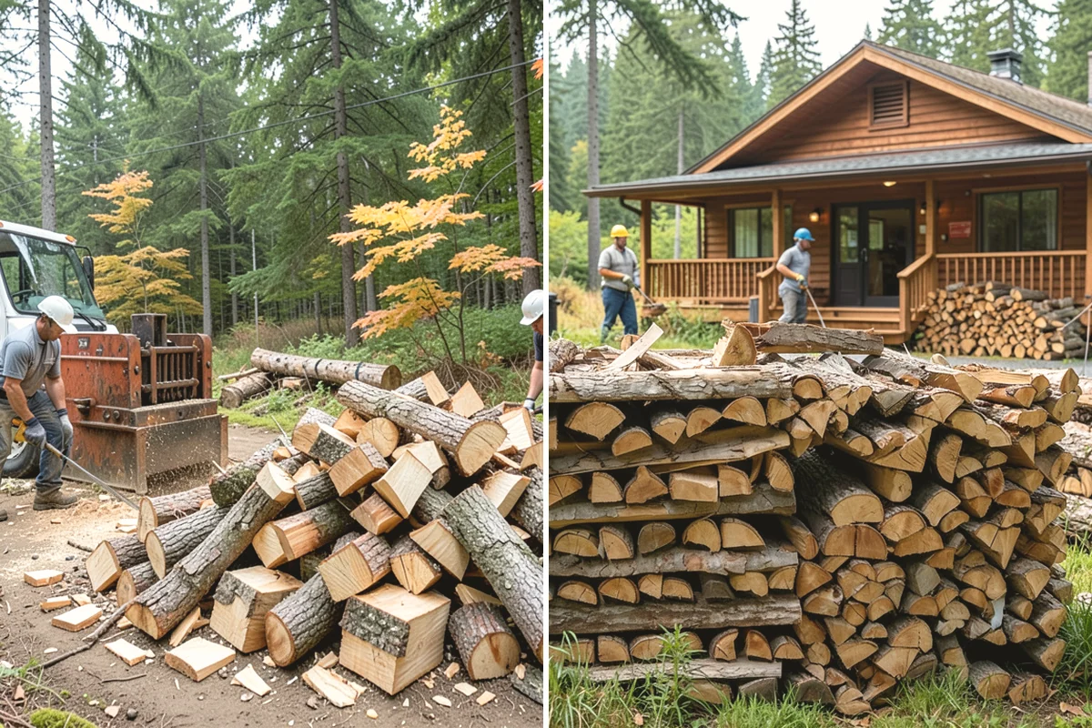Power Outage Firewood in Lake Stevens, Snohomish County, WA - Confirm your location and how much wood you need