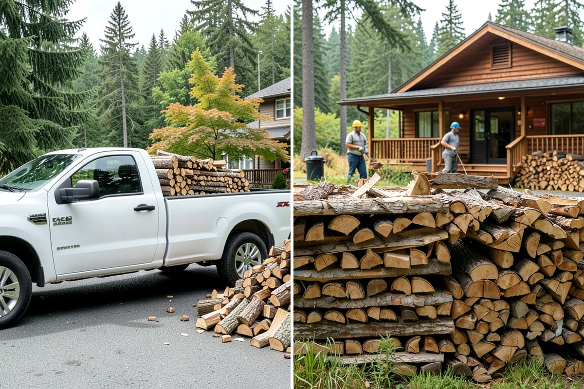 Power Outage Firewood in Lakewood, Pierce County, WA - Confirm your location and how much wood you need