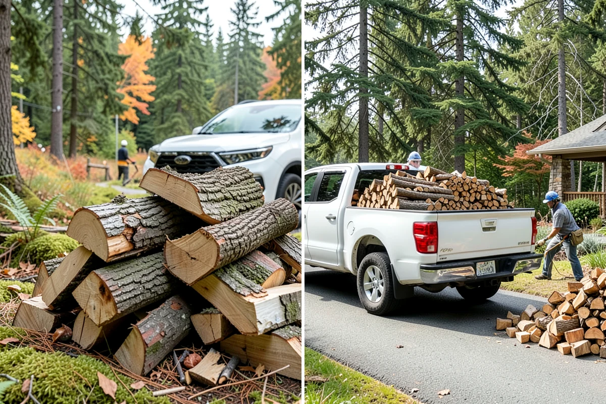 Power Outage Firewood in Lyman, WA - Confirm your location and how much wood you need