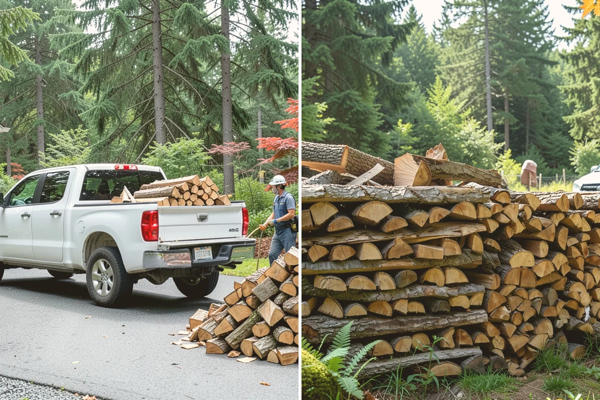 Power Outage Firewood in Lynnwood, Snohomish County, WA - Confirm your location and how much wood you need