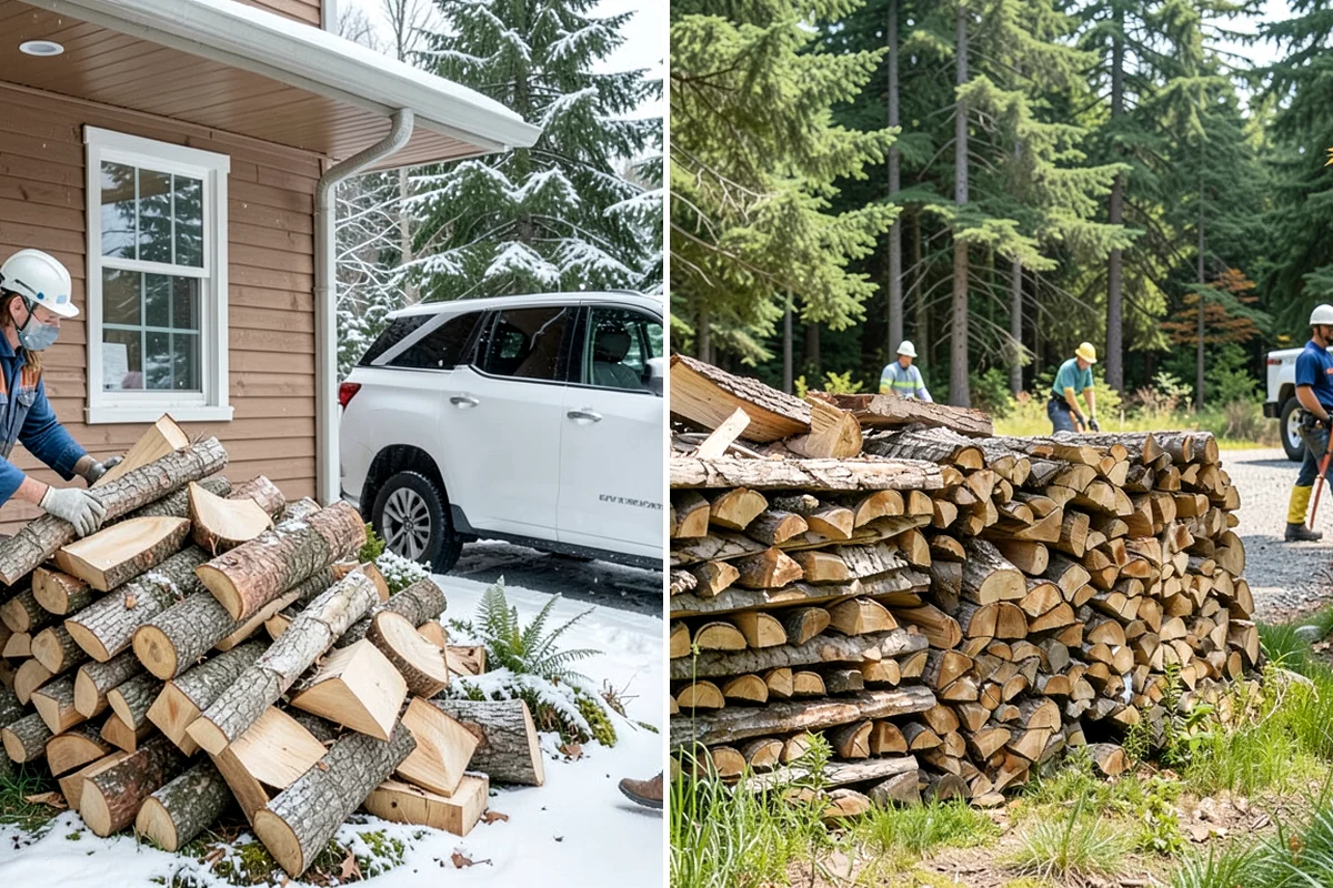 Power Outage Firewood in Maple Valley, King County, WA - Confirm your location and how much wood you need