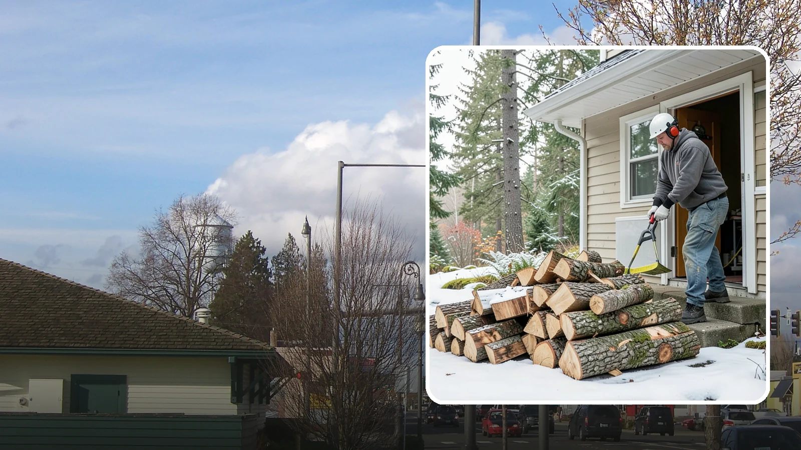 Power Outage Firewood in Marysville, Snohomish County, WA - When the power goes out, we deliver dry, ready-to-burn wood so you can heat your home without the grid.