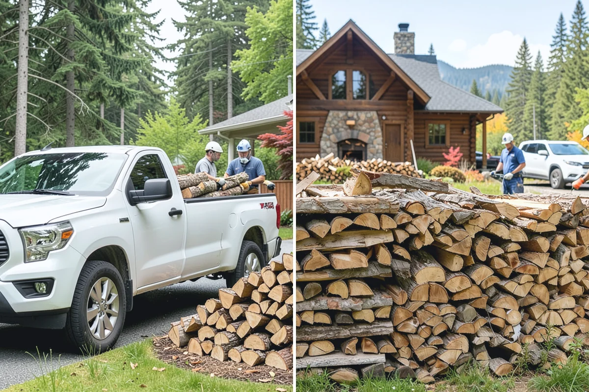 Power Outage Firewood in Marysville, Snohomish County, WA - Confirm your location and how much wood you need