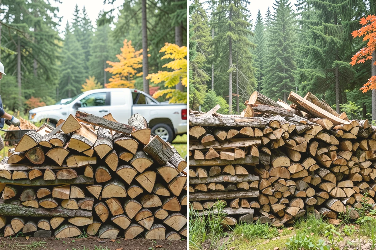 Power Outage Firewood in Mill Creek, Snohomish County, WA - Confirm your location and how much wood you need