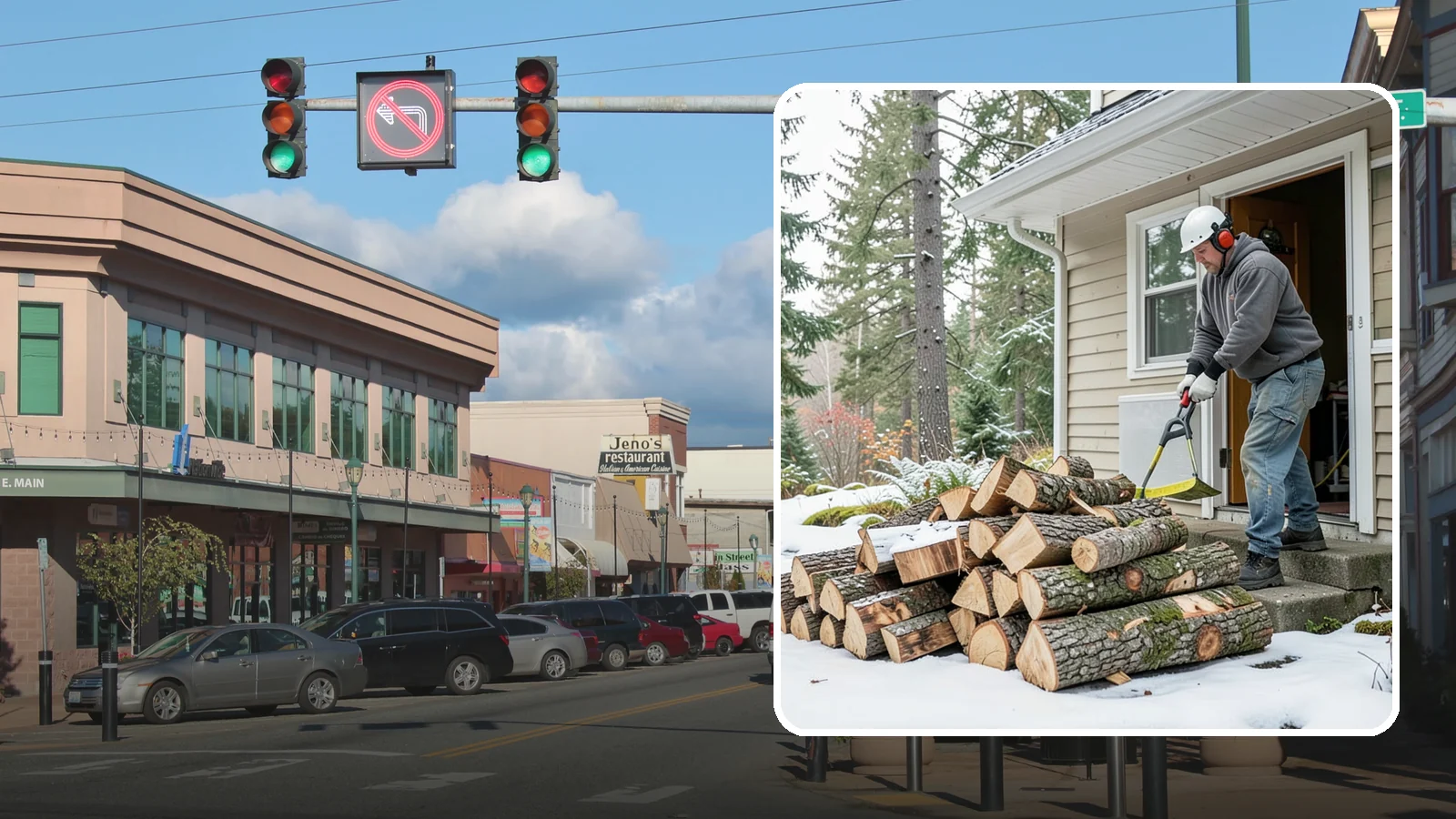 Power Outage Firewood in Monroe, Snohomish County, WA - When the power goes out, we deliver dry, ready-to-burn wood so you can heat your home without the grid.