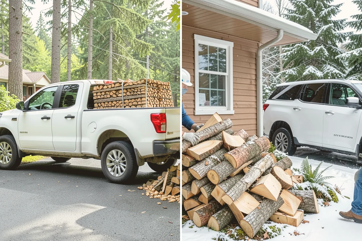 Power Outage Firewood in Mount Vernon, Skagit County, WA - Confirm your location and how much wood you need
