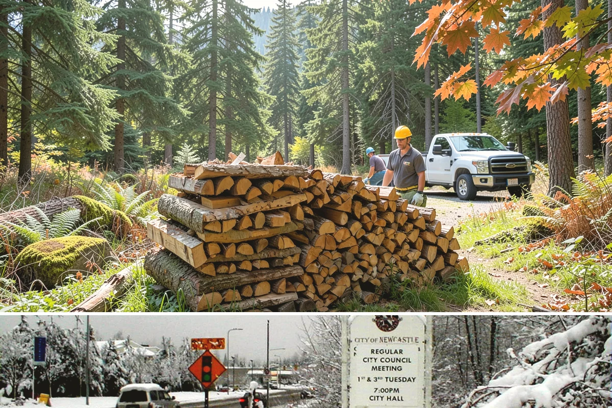 Power Outage Firewood in Newcastle, King County, WA - Outages cluster in the stormy fall and winter months, so keeping our number handy and calling early makes all the difference.