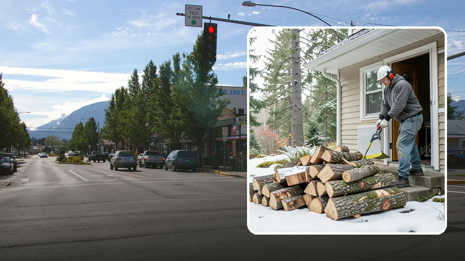 Power Outage Firewood in North Bend, King County, WA - When the power goes out, we deliver dry, ready-to-burn wood so you can heat your home without the grid.