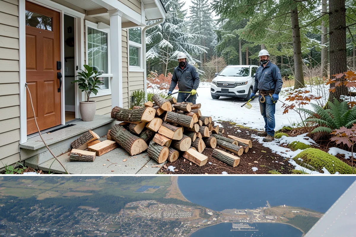 Power Outage Firewood in Oak Harbor, Island County, WA - Outages cluster in the stormy fall and winter months, so keeping our number handy and calling early makes all the difference.
