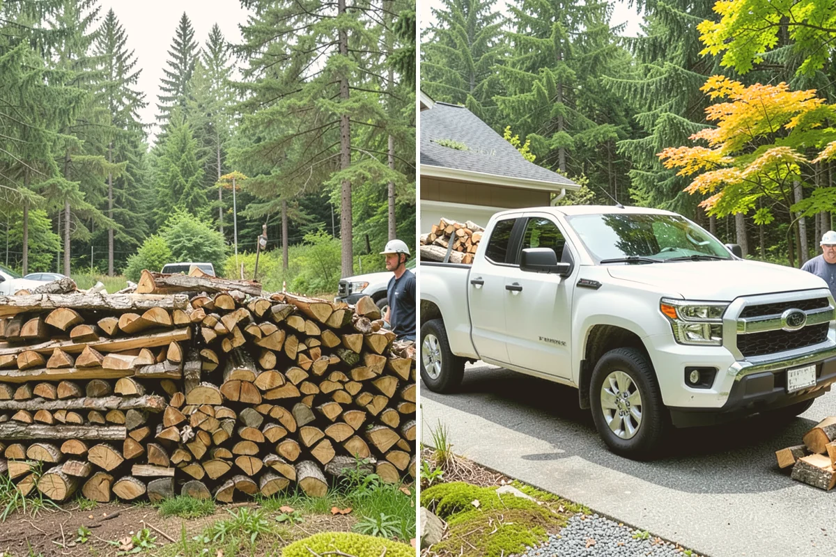 Power Outage Firewood in Orting, Pierce County, WA - Confirm your location and how much wood you need