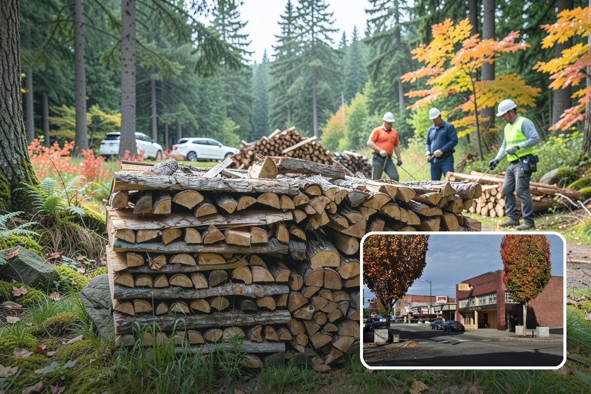 Power Outage Firewood in Puyallup, Pierce County, WA - Keeps your home heated when the grid is down