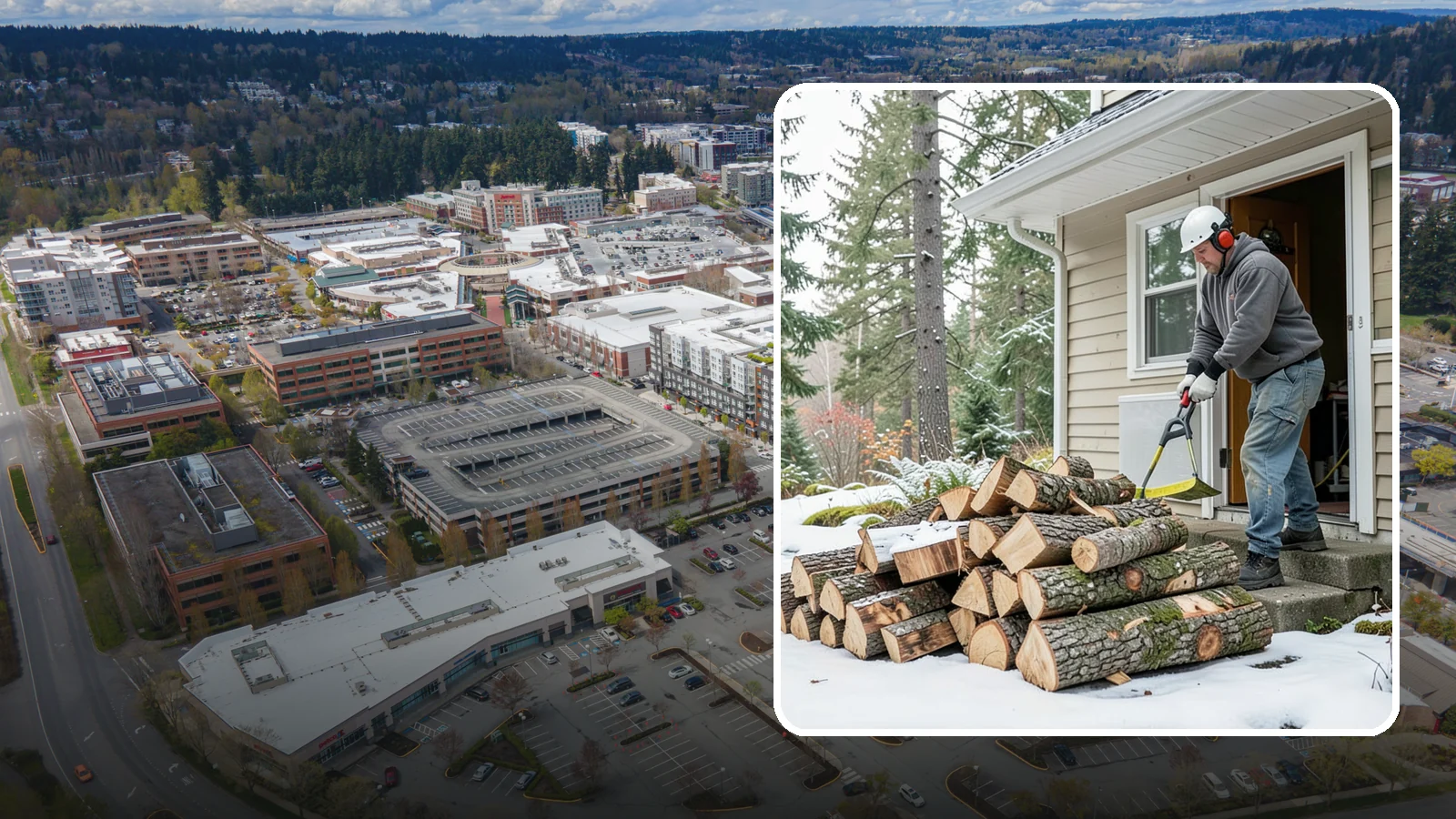 Power Outage Firewood in Redmond, King County, WA - When the power goes out, we deliver dry, ready-to-burn wood so you can heat your home without the grid.