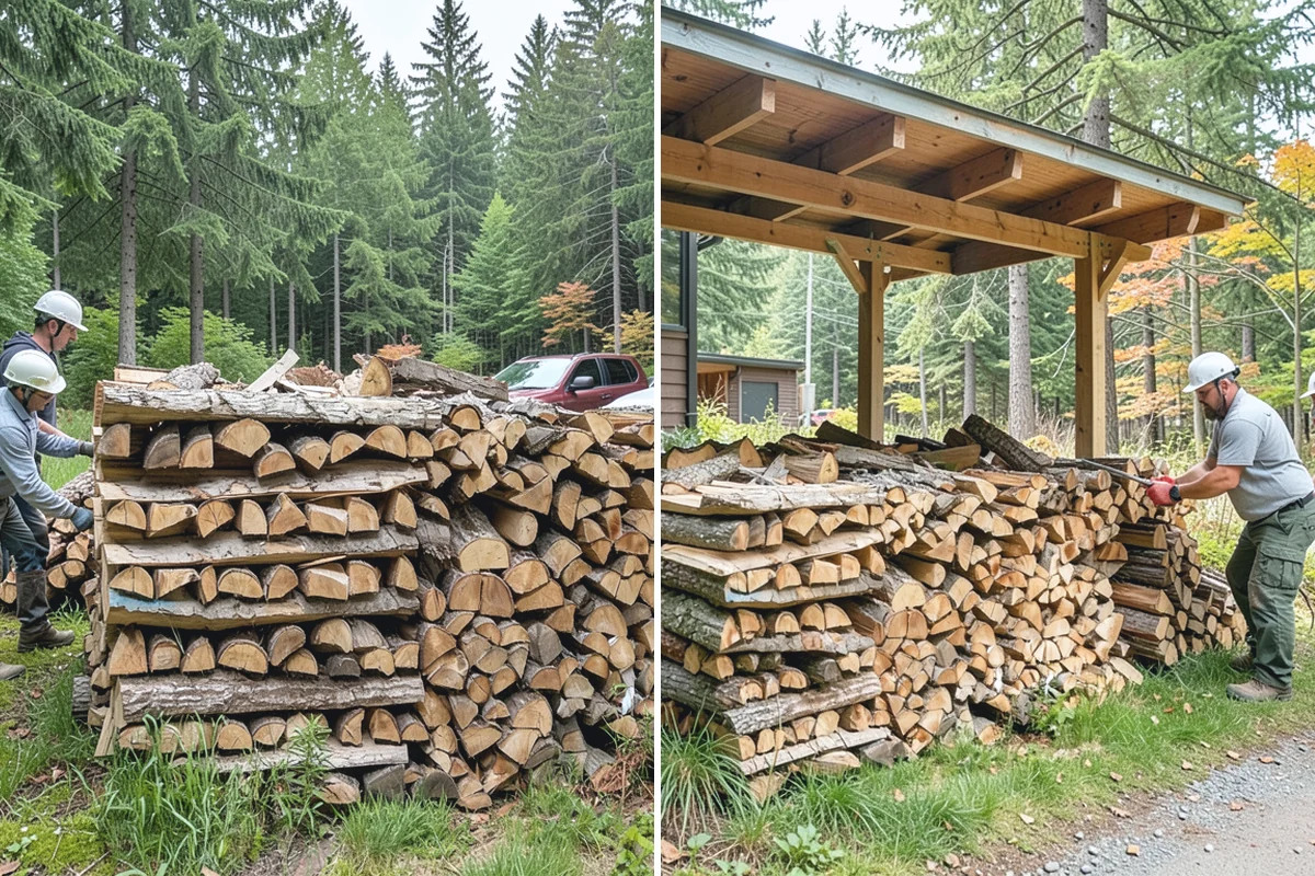 Power Outage Firewood in Redmond, King County, WA - Confirm your location and how much wood you need