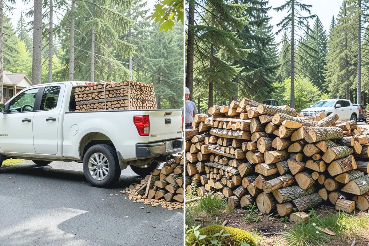 Power Outage Firewood in Roy, Pierce County, WA - Confirm your location and how much wood you need