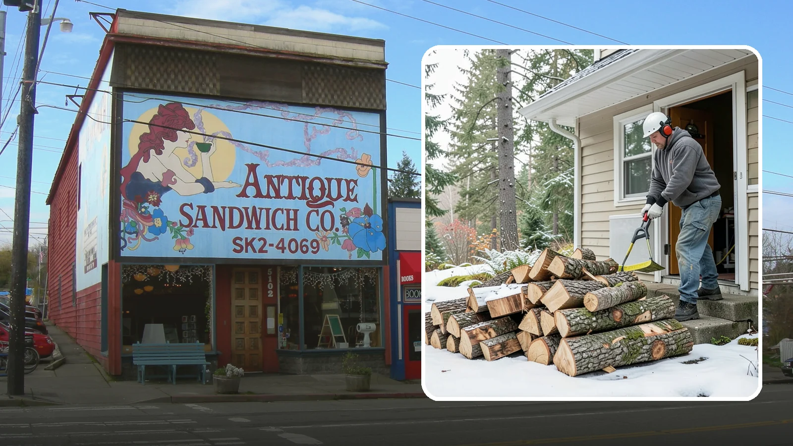 Power Outage Firewood in Ruston, Pierce County, WA - When the power goes out, we deliver dry, ready-to-burn wood so you can heat your home without the grid.
