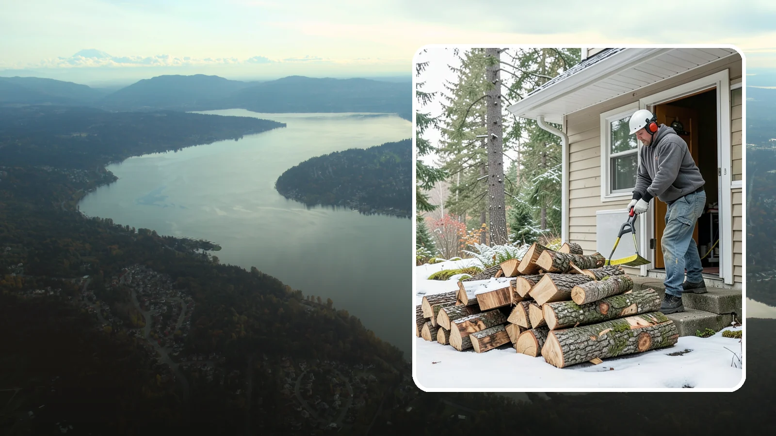 Power Outage Firewood in Sammamish, King County, WA - When the power goes out, we deliver dry, ready-to-burn wood so you can heat your home without the grid.