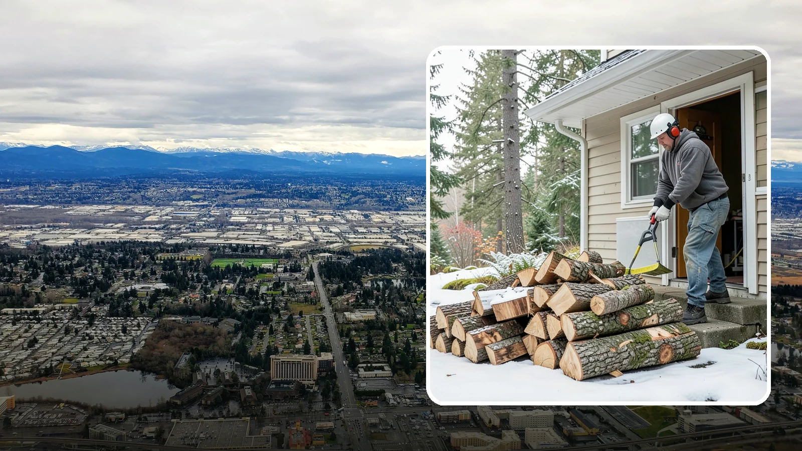 Power Outage Firewood in SeaTac, King County, WA - When the power goes out, we deliver dry, ready-to-burn wood so you can heat your home without the grid.