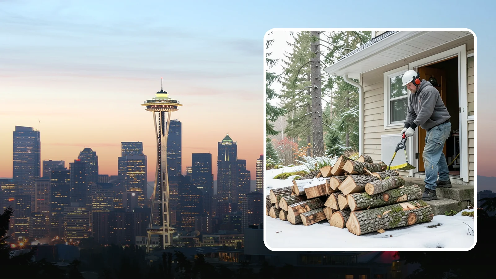 Power Outage Firewood in Seattle, King County, WA - When the power goes out, we deliver dry, ready-to-burn wood so you can heat your home without the grid.