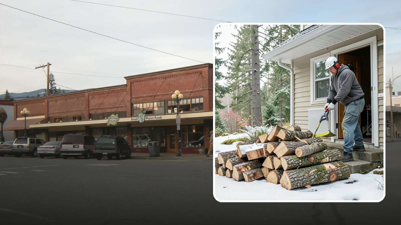 Power Outage Firewood in Sedro-Woolley, Skagit County, WA - When the power goes out, we deliver dry, ready-to-burn wood so you can heat your home without the grid.