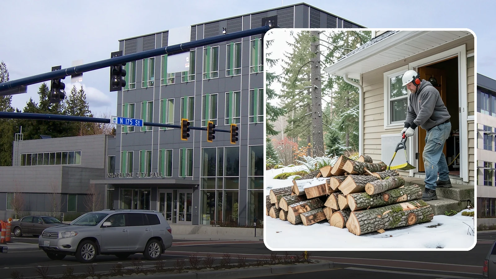 Power Outage Firewood in Shoreline, King County, WA - When the power goes out, we deliver dry, ready-to-burn wood so you can heat your home without the grid.