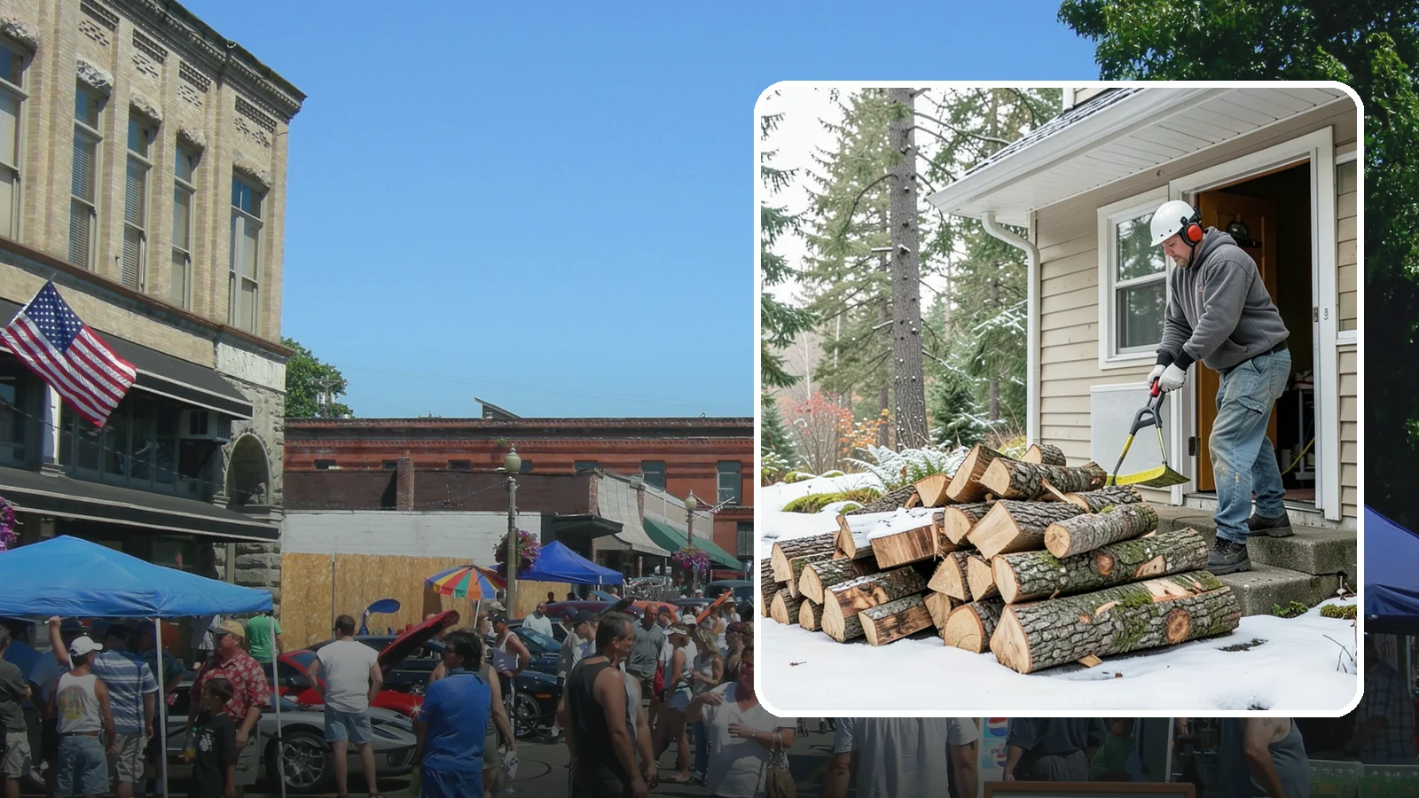 Power Outage Firewood in Snohomish, Snohomish County, WA - When the power goes out, we deliver dry, ready-to-burn wood so you can heat your home without the grid.