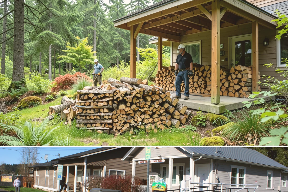 Power Outage Firewood in South Prairie, Pierce County, WA - Outages cluster in the stormy fall and winter months, so keeping our number handy and calling early makes all the difference.