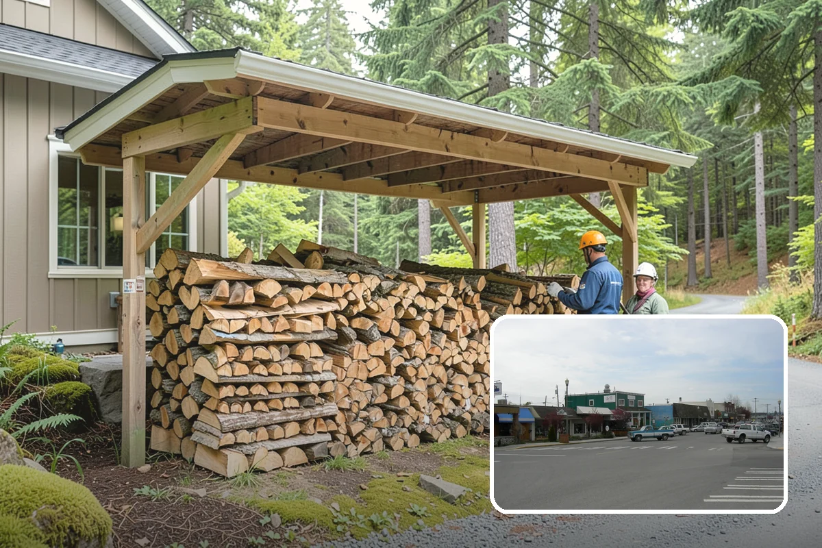 Power Outage Firewood in Stanwood, Snohomish County, WA - Keeps your home heated when the grid is down