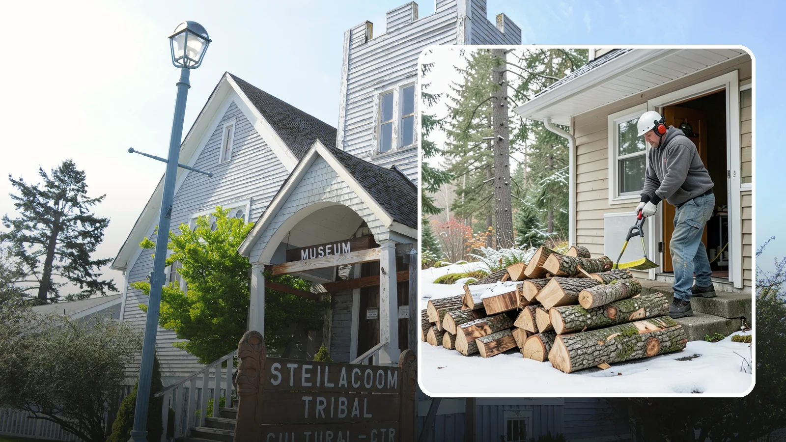 Power Outage Firewood in Steilacoom, Pierce County, WA - When the power goes out, we deliver dry, ready-to-burn wood so you can heat your home without the grid.