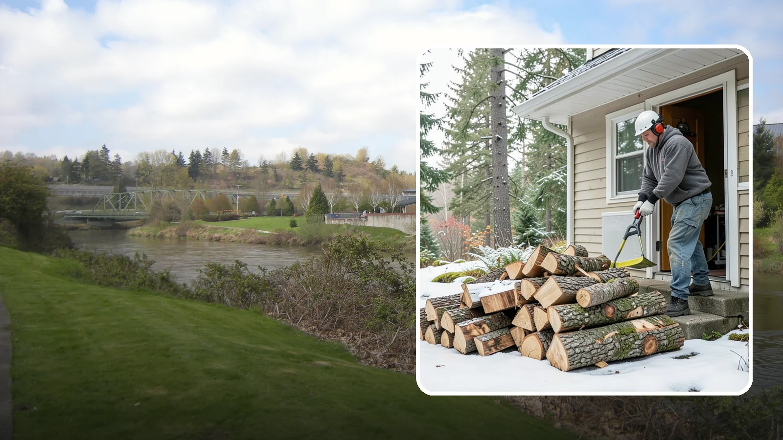 Power Outage Firewood in Tukwila, King County, WA - When the power goes out, we deliver dry, ready-to-burn wood so you can heat your home without the grid.
