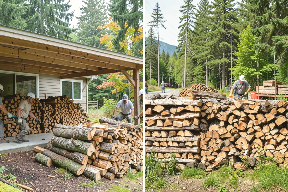 Power Outage Firewood in University Place, Pierce County, WA - Confirm your location and how much wood you need