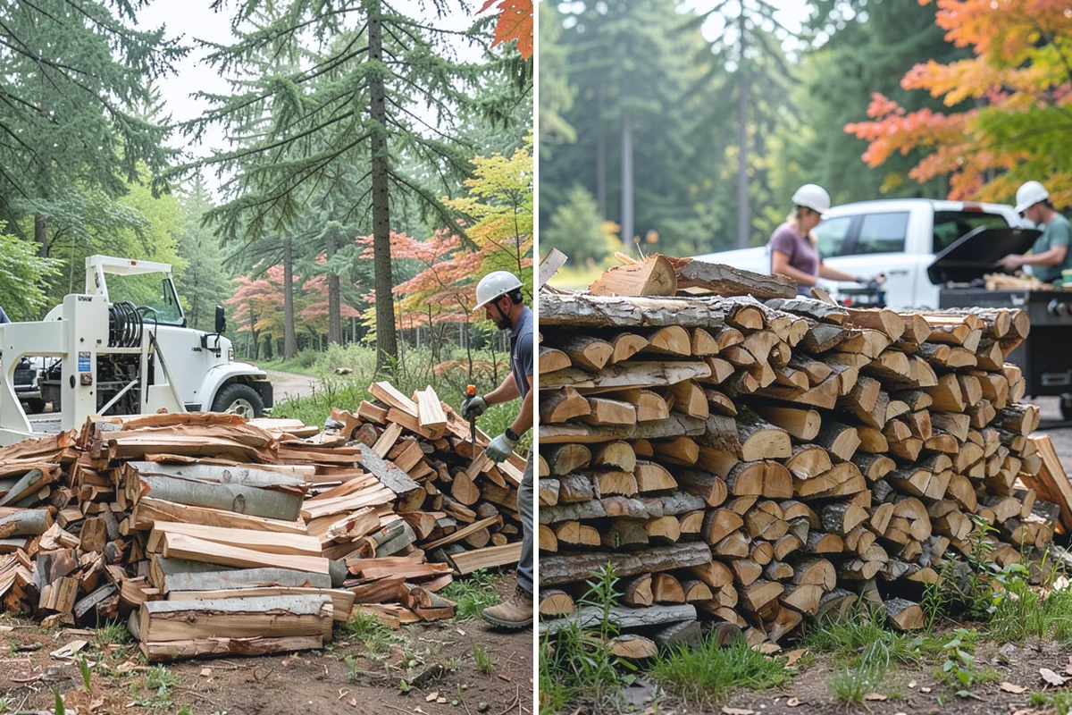 Power Outage Firewood in Wilkeson, Pierce County, WA - Confirm your location and how much wood you need