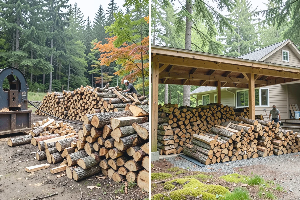Power Outage Firewood in Woodinville, King County, WA - Confirm your location and how much wood you need