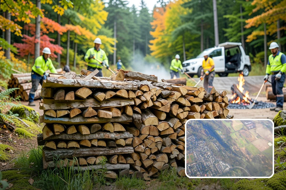 Premium Campfire Bundles in Algona, King County, WA - Convenient, ready-to-burn bundles that light easily