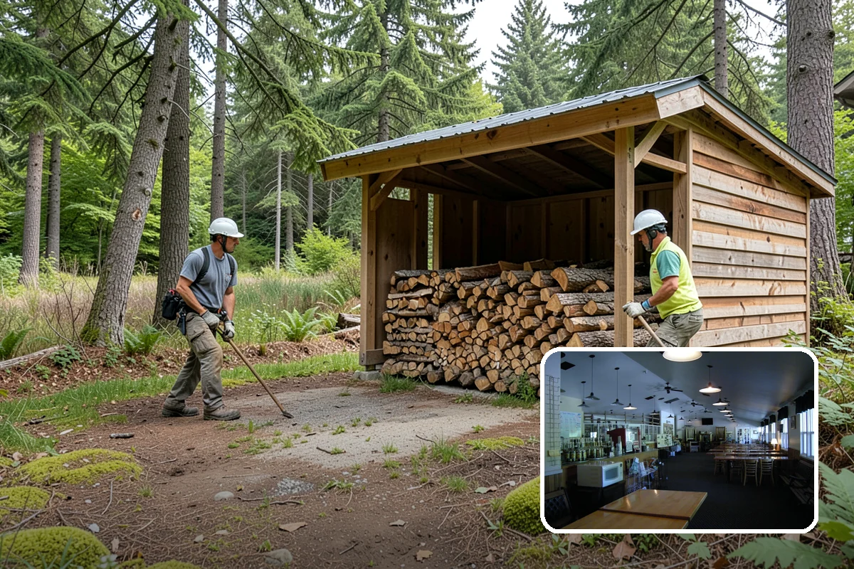 Premium Campfire Bundles in Black Diamond, King County, WA - Convenient, ready-to-burn bundles that light easily