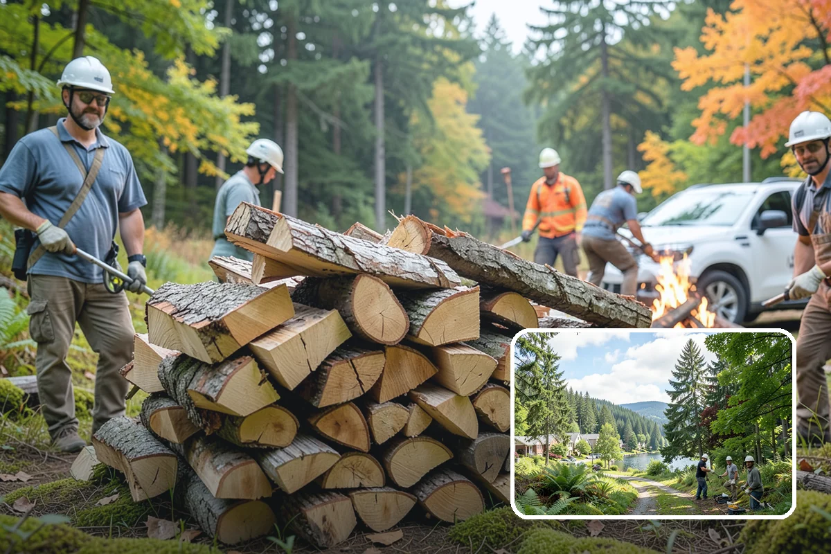 Premium Campfire Bundles in Lake Forest Park, King County, WA - Convenient, ready-to-burn bundles that light easily