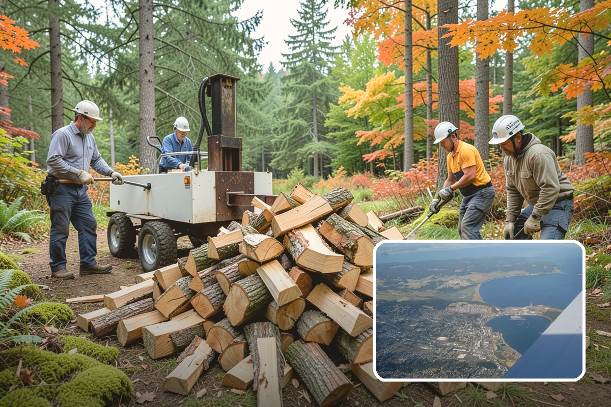 Premium Campfire Bundles in Oak Harbor, Island County, WA - Convenient, ready-to-burn bundles that light easily