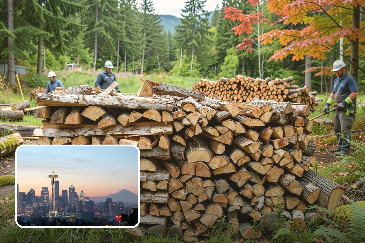 Premium Campfire Bundles in Seattle, King County, WA - Convenient, ready-to-burn bundles that light easily