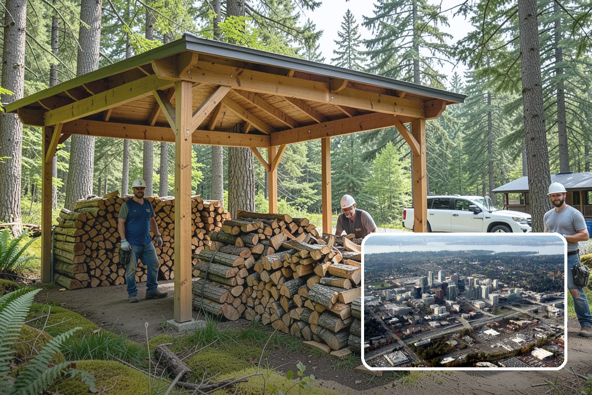 Premium Cooking Wood in Bellevue, King County, WA - Clean, even burn for versatile outdoor cooking