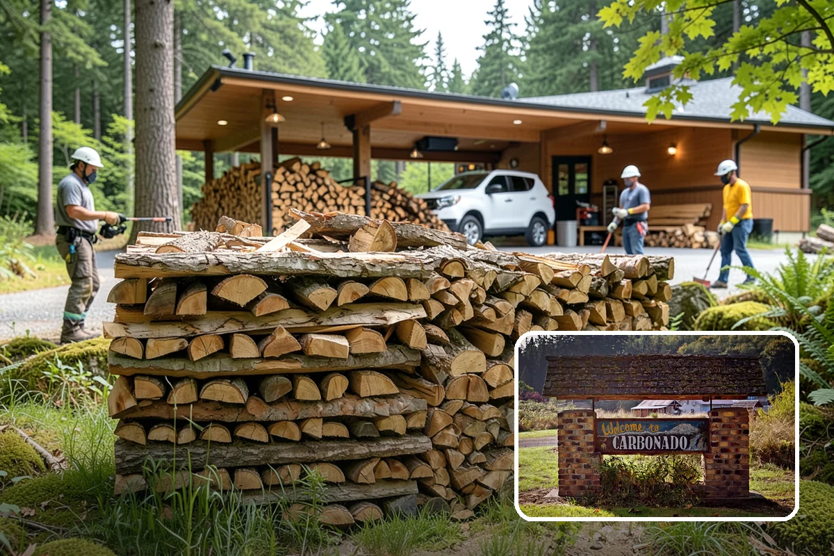 Premium Cooking Wood in Carbonado, Pierce County, WA - Clean, even burn for versatile outdoor cooking