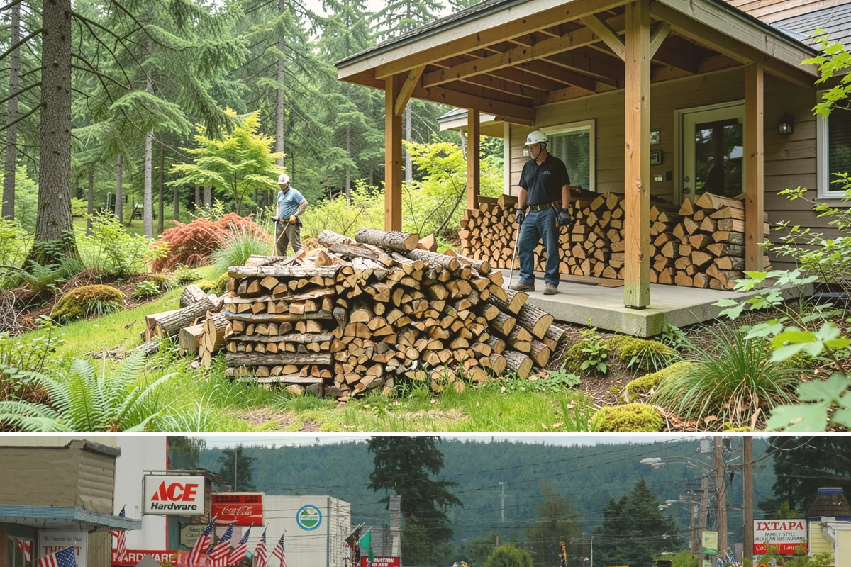 Premium Cooking Wood in Carnation, King County, WA - Best stocked in late spring ahead of the busy summer grilling season.