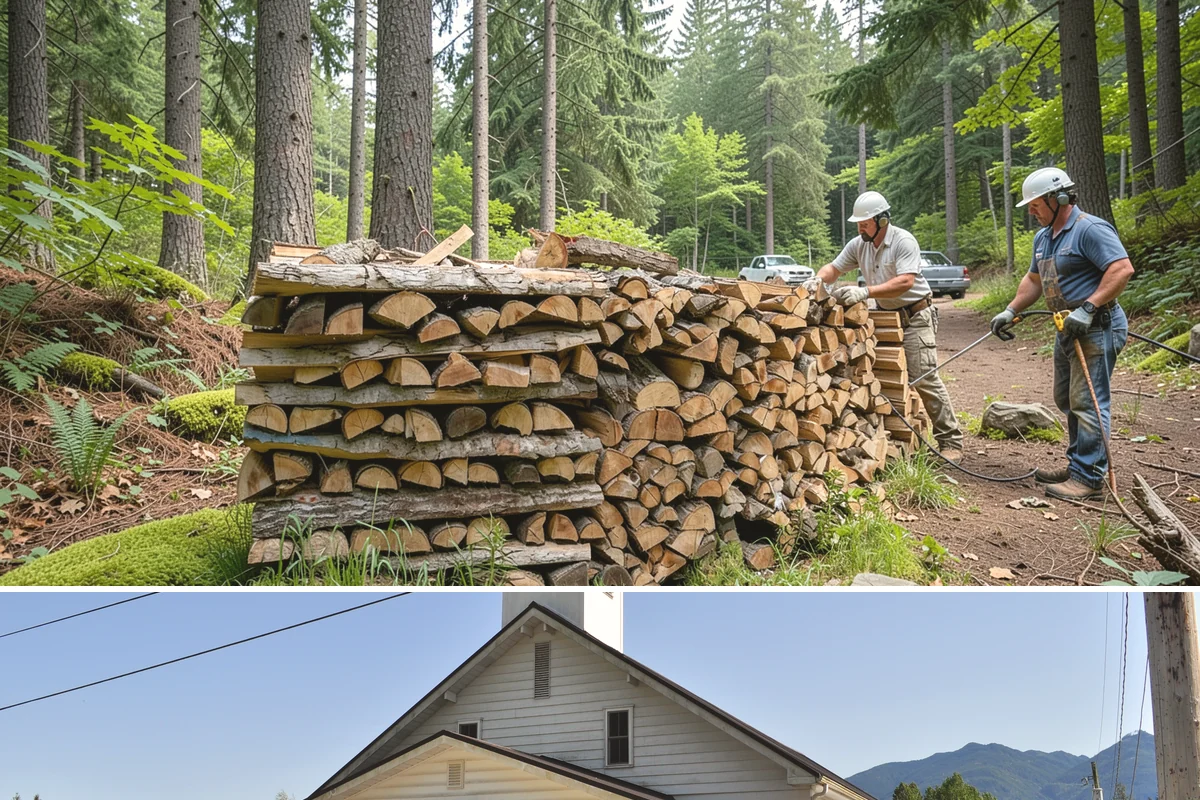Premium Cooking Wood in Concrete, Skagit County, WA - Best stocked in late spring ahead of the busy summer grilling season.