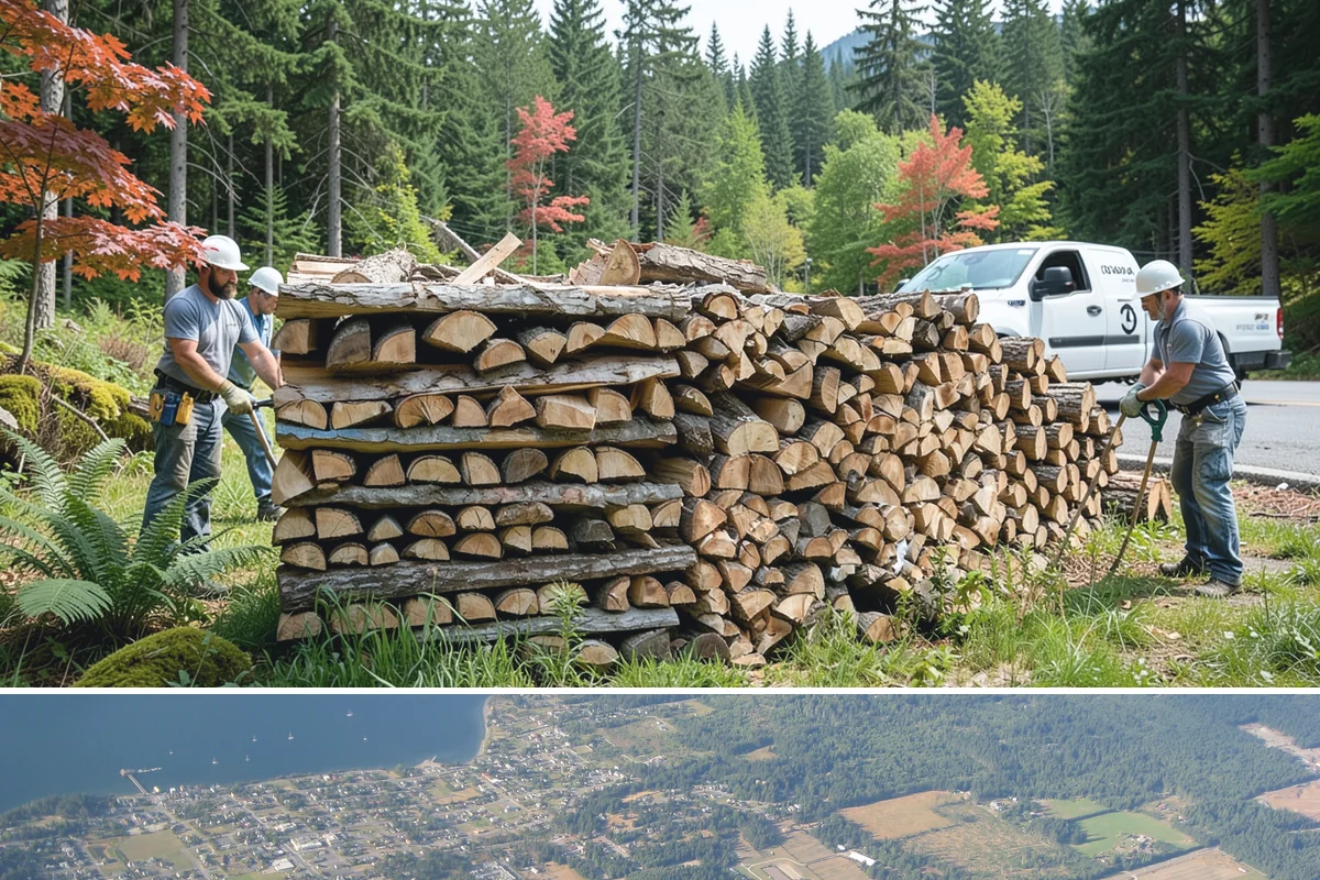 Premium Cooking Wood in Coupeville, Island County, WA - Best stocked in late spring ahead of the busy summer grilling season.